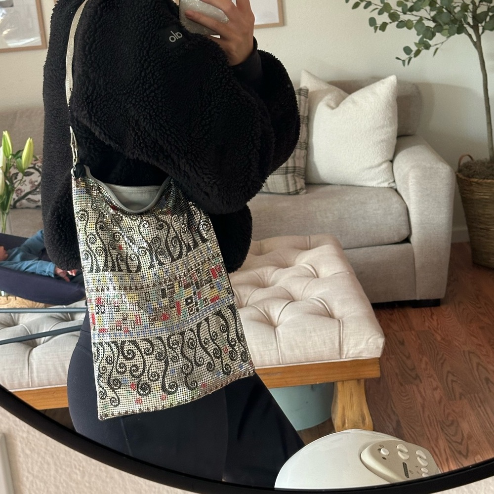 Whiting & Davis mesh handbag